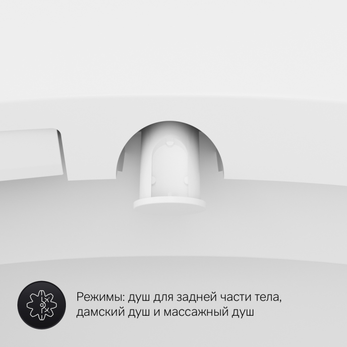 Унитаз подвесной AM.PM Awe C111739SC с крышкой биде