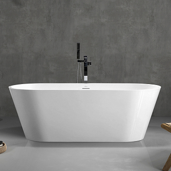 Акриловая ванна ABBER AB9320-1.5 белая