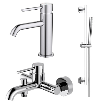 Комплект смесителей Aquatek Европа AQ1330CR Хром