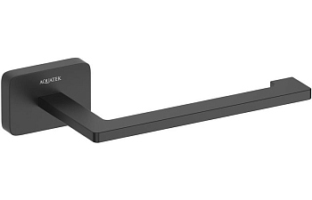 Держатель туалетной бумаги Aquatek Либра AQ4308MB Черный матовый