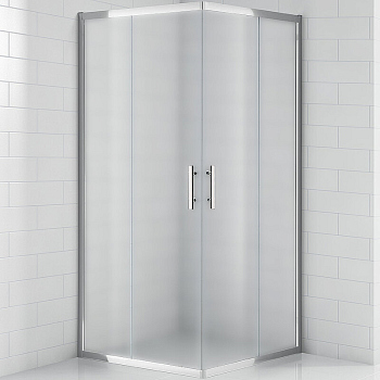 Душевой уголок Cezares ECO-O-A-2-90-P-Cr стекло punto
