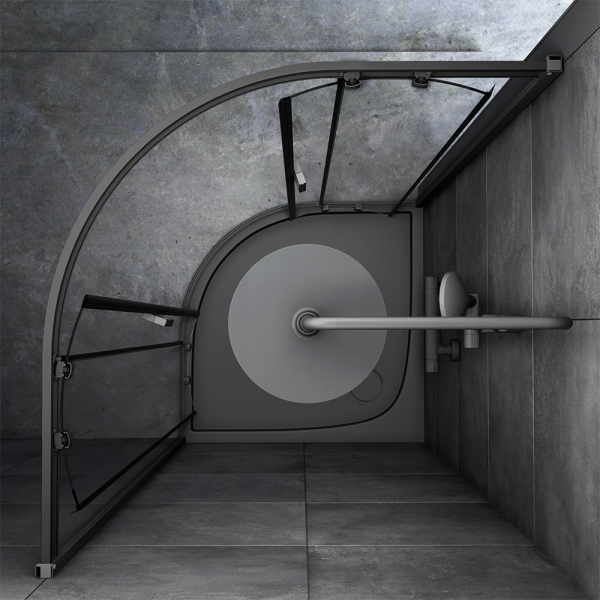 душевое ограждение AM.PM Gem, W90G-401-090BT