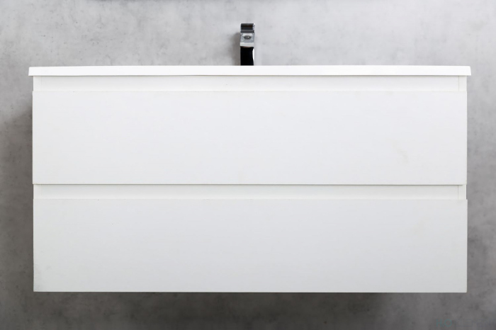 Тумба с раковиной Cezares Molveno 100 bianco ghiaccio