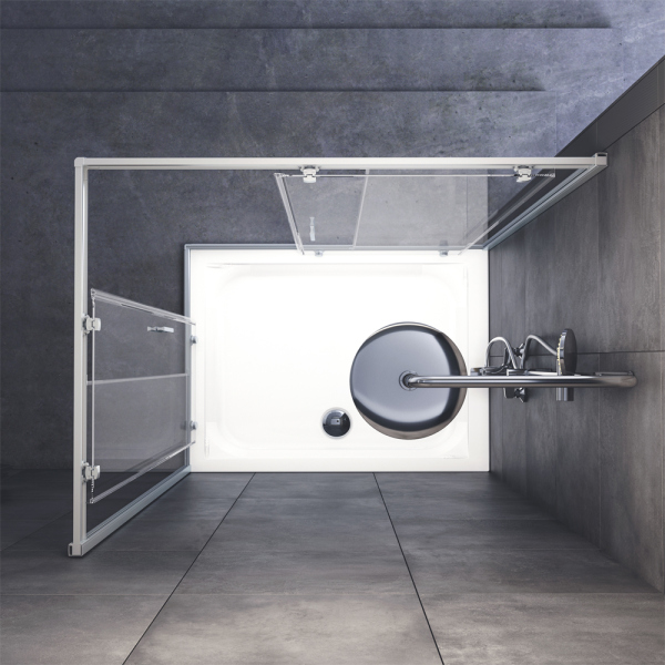 Душевое ограждение 120x90 см, без поддона AM.PM Gem, W90G-404-120290-MT