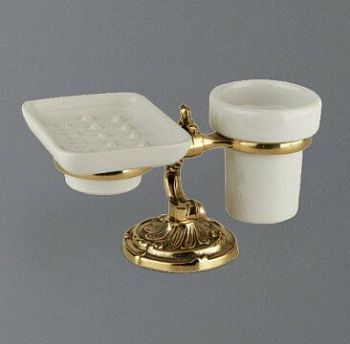 Мыльница ART&MAX BAROCCO AM-1789-Do-Ant, Античное золото