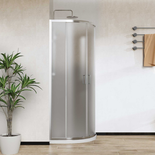 Душевой уголок Vincea City VSQ-5CT800MT, 800*800, хром, стекло текстурное