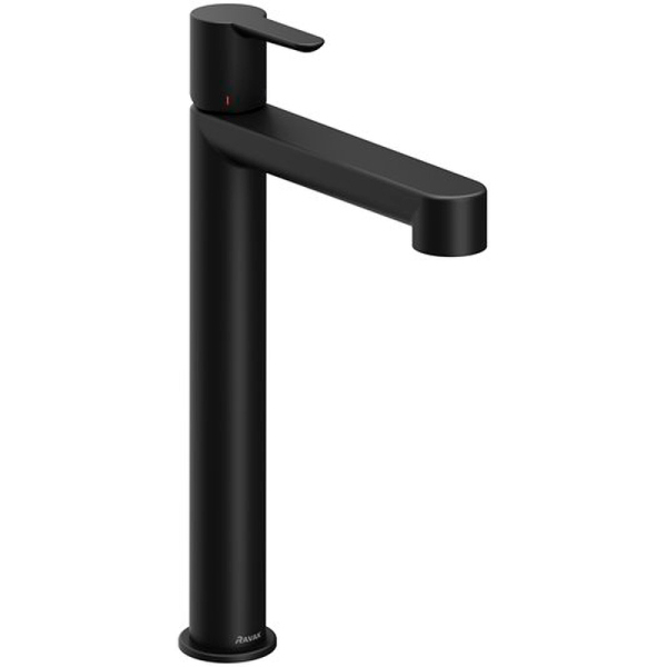 Смеситель для умывальника без донного клапана PU 015.20 высокий черный