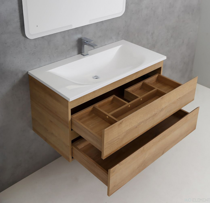Тумба с раковиной Cezares Molveno 100 rovere rivera