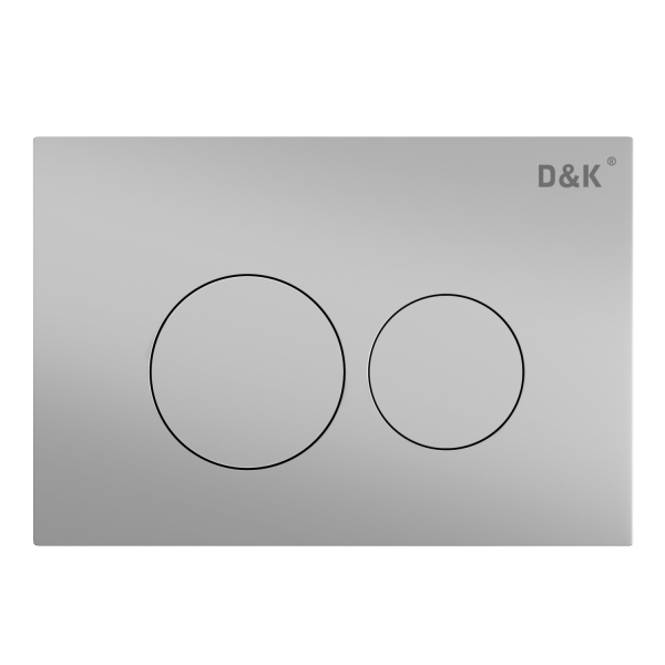 Клавиша смыва D&K Bayern DB1529002.2, матовый хром