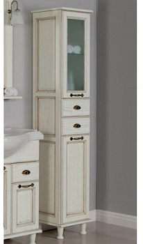 Шкаф Акватон Жерона 1A158903GEM4R цвет Белое золото