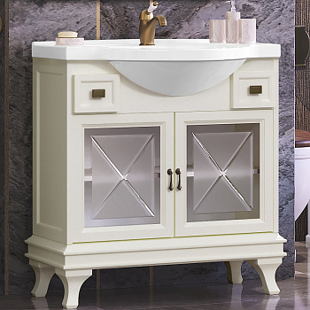 Тумба без раковины Opadiris Борджи 85, цвет 1013 (Раковина Opadiris Сенеж 87), 00-00006742