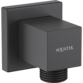 Шланговое подключение Aquatek AQ2458MB Черное матовое