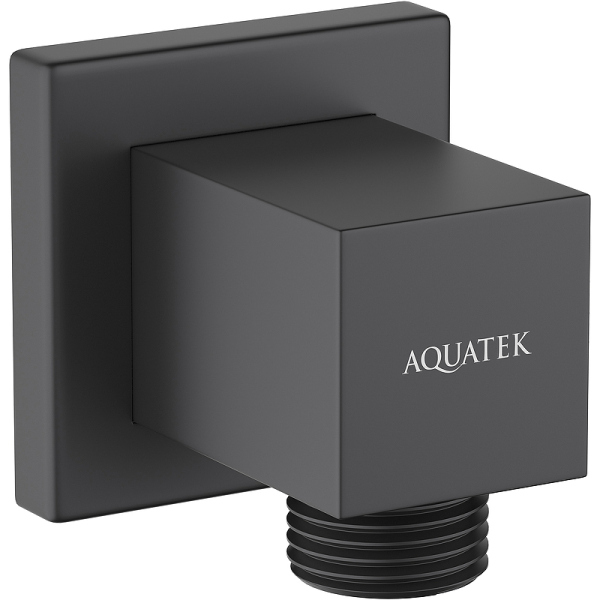 Шланговое подключение Aquatek AQ2458MB Черное матовое