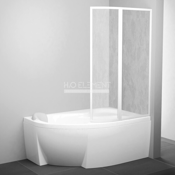 Шторка на ванну Ravak Rosa 76PB0100Z1