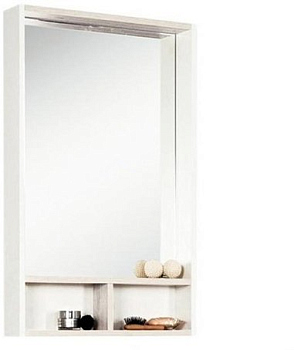 Шкаф-зеркало Акватон Йорк 1A170102YOAY0 цвет Белый, выбеленное дерево