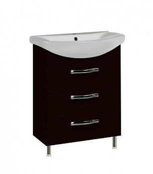Тумба под раковину Акватон Ария 50 цвет Коричневый 1A140201AA430