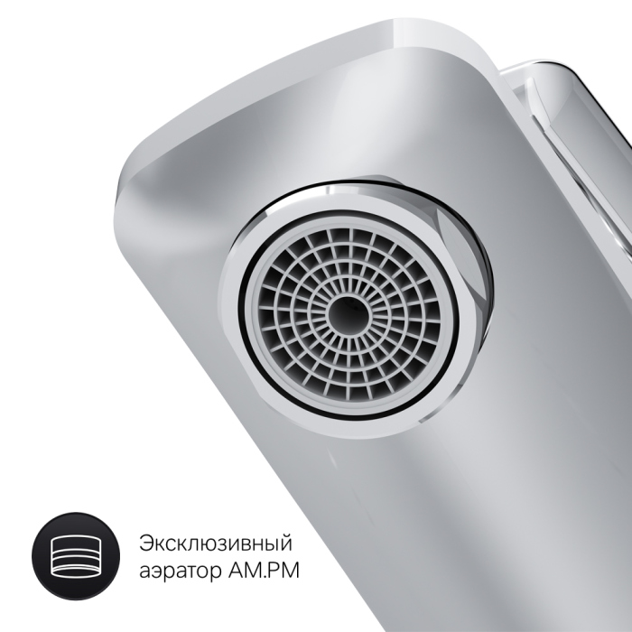 Смеситель AM.PM Gem F90A82100 для раковины, с донным клапаном