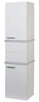 Шкаф-колонна Акватон Турин 1A118003TU780, цвет Белый, серебро