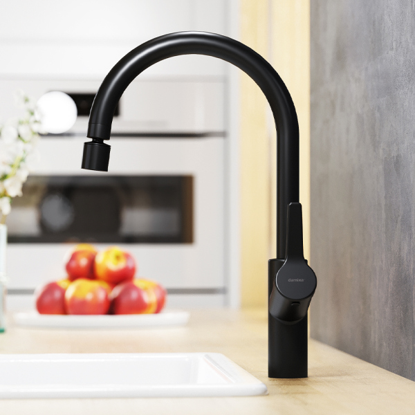 Смеситель для кухни с двухрежимным регулируемым аэратором Damixa Eclipse, 310722300