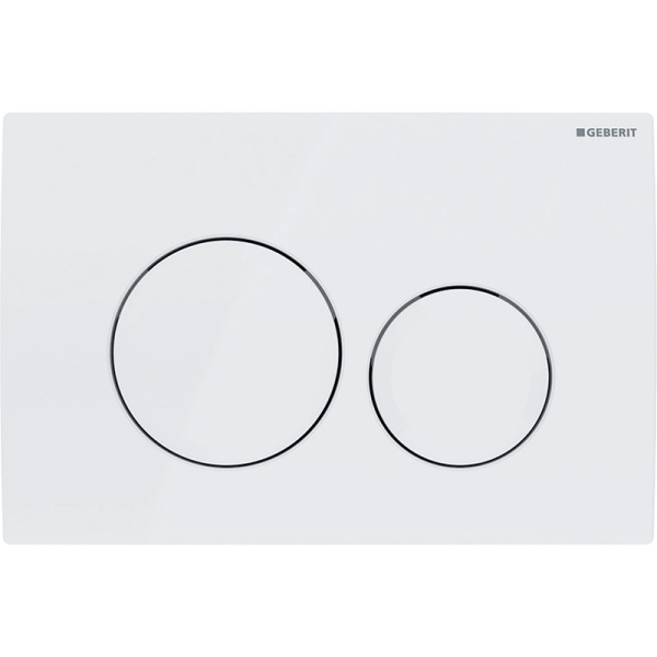 Смывная клавиша Geberit Delta20, белая, 115.127.11.1