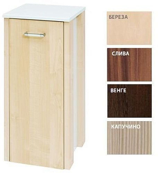 Шкаф-пенал Dreja Lafutura 92354 береза, с бельевой корзиной