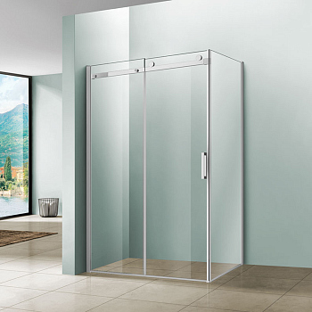 Душевой уголок Vincea Como VSR-1C1014CL, 1400*1000, хром, стекло прозрачное