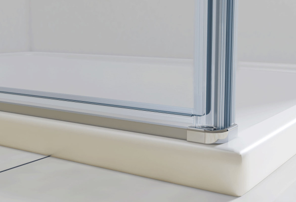 Душевой уголок Vincea Extra VSR-1E101190CLB, 1000/1100*900, черный, стекло прозрачное