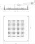 Верхний душ Bossini DREAM - Cube Light H37451 CR с хромотерапией