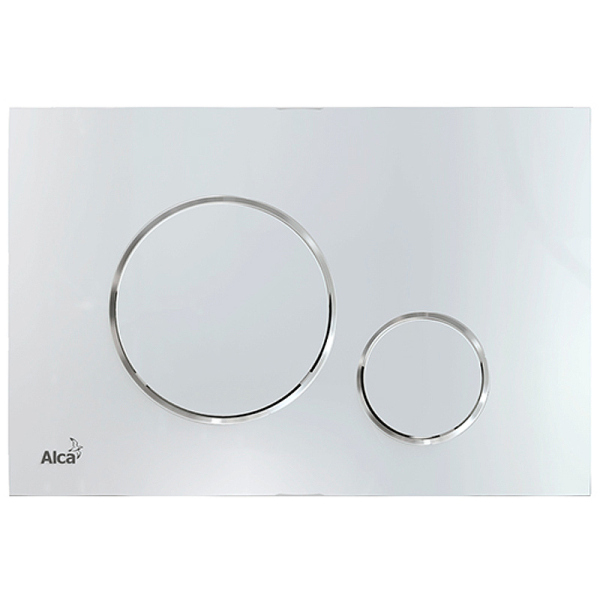 Кнопка смыва AlcaPlast THIN M671 хром глянцевый