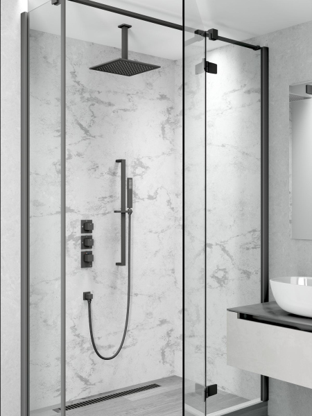 Душевая система встроенная с термостатом Timo Selene черный (SX-2229/03SM)