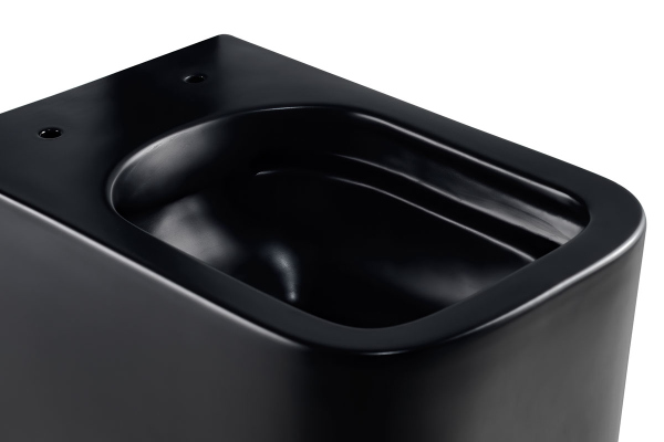 Унитаз подвесной Vincea Ultra VT1-32MB безободковый, цвет матовый черный, soft-close сиденье