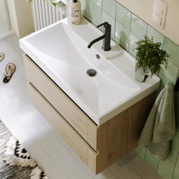 Подвесная тумба без раковины AQWELLA 80 см, AST0108DD