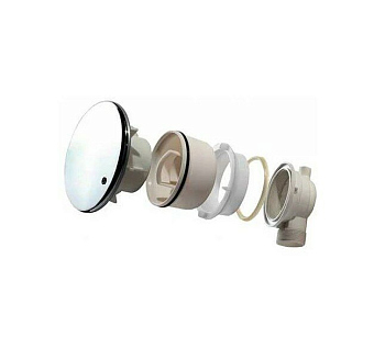 Сифон для поддона Cezares CZR-01-90 хром