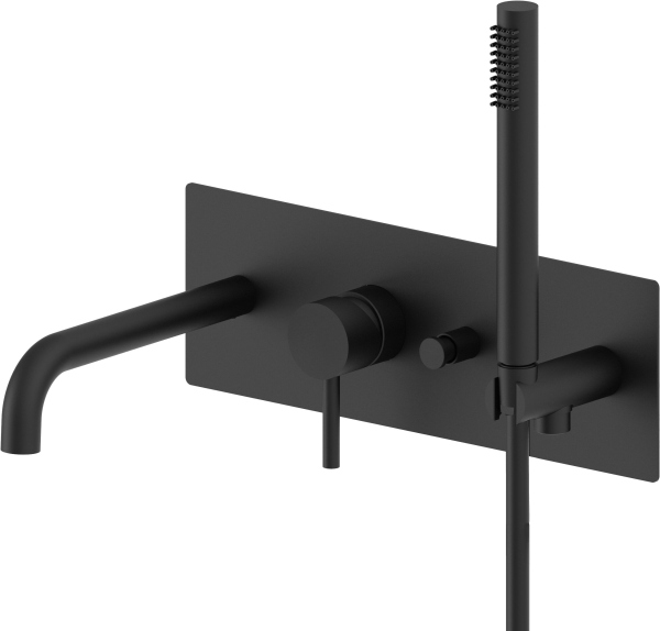 Смеситель Paffoni Light LIG001NO С ВНУТРЕННЕЙ ЧАСТЬЮ, для ванны с душем