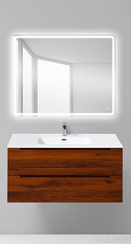 Belbagno База под керамическую раковину подвесная с двумя выкатными ящиками, ETNA-1000-2C-SO-RC-P