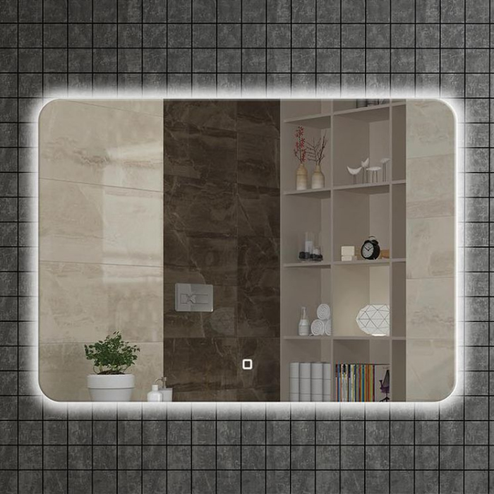 Зеркало Armadi Art Vallessi 100x60, круговая подсветка