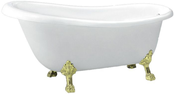 Акриловая ванна BelBagno BB04-ORO