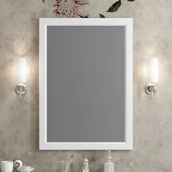 Зеркало Opadiris Омега 65, цвет 9003, 00-00007363