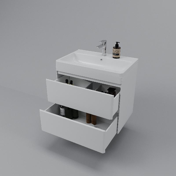 Тумба без раковины подвесная Style Line "Атлантика 70", Люкс антискрейч, СС-00002339