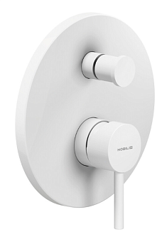 LV00100/EWM LIVE смеситель для ванны (внешняя часть) матовый белый