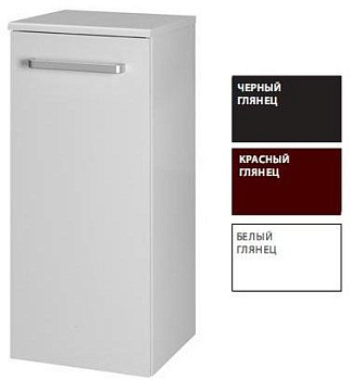 Шкаф-пенал Dreja Q Max 62364 левосторонний красный глянец