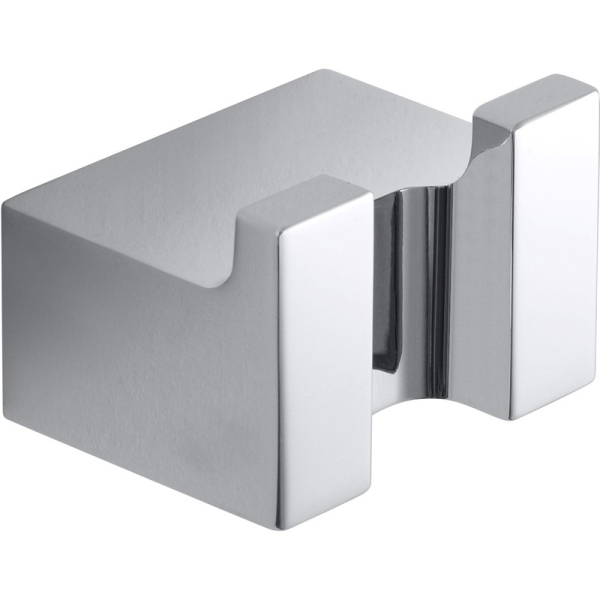 Крючок двойной VIA для одежды 37*26*30мм , хром