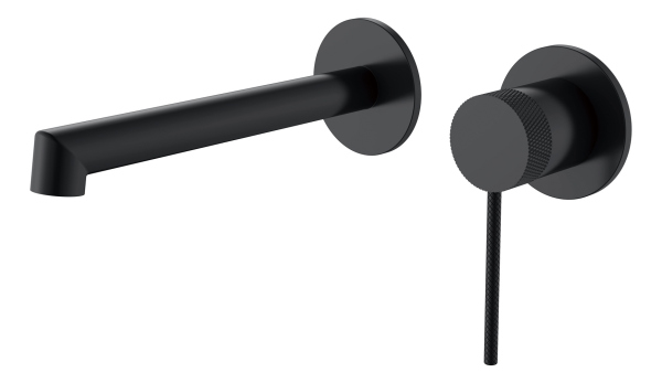 Смеситель для раковины Vincea Rim VBFW-2RM1MB встраиваемый однорычажный, черный матовый