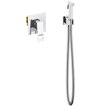 Смеситель встроенный с гигиеническим душем Timo Briana (7189/00SM)