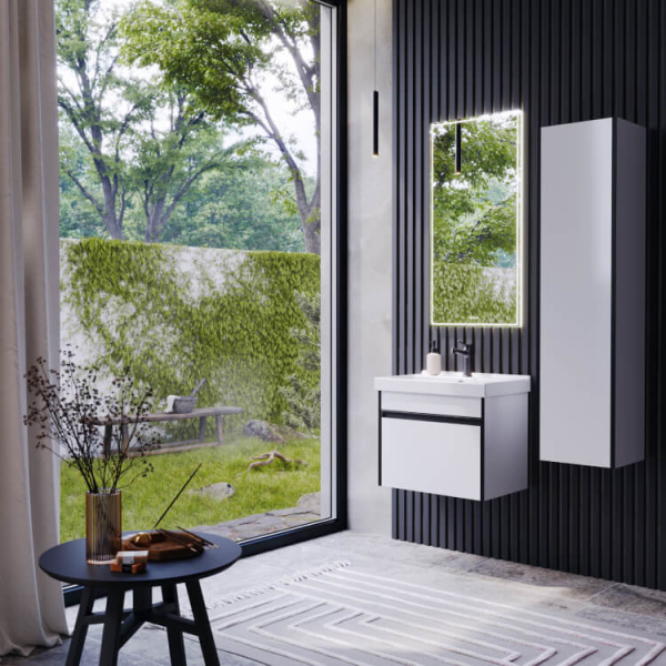 Подвесная тумба без раковины AQWELLA 60 см, URB0106W