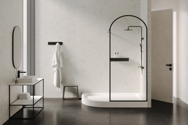 Душевой поддон ABBER AD3E129 R 120х90 асимметричный, акриловый, белый