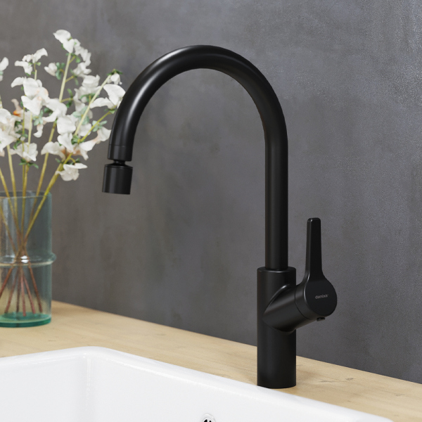 Смеситель для кухни с двухрежимным регулируемым аэратором Damixa Eclipse, 310722300