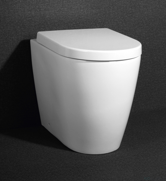 Унитаз приставной BelBagno Marino безободковый (готовый набор)