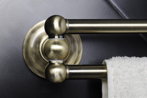 Полотенцедержатель Fixsen Retro FX-83802А двойной, поворотный