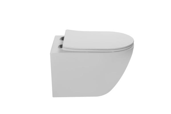 Унитаз подвесной Vincea Globo VT1-14T Tornado, цвет белый, ультратонкое soft-close сиденье